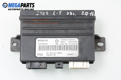 Parking sensor control module for Citroen C5 2.0 16V, 140 hp, sedan, 2008 № Bosch 0 263 004 203 / PSA 9663821780